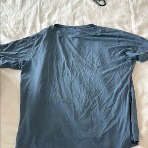 Lululemon relaxed fit boatneck blue size 8